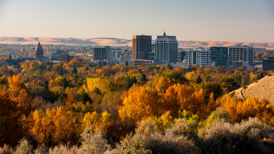 Boise Idaho skyline