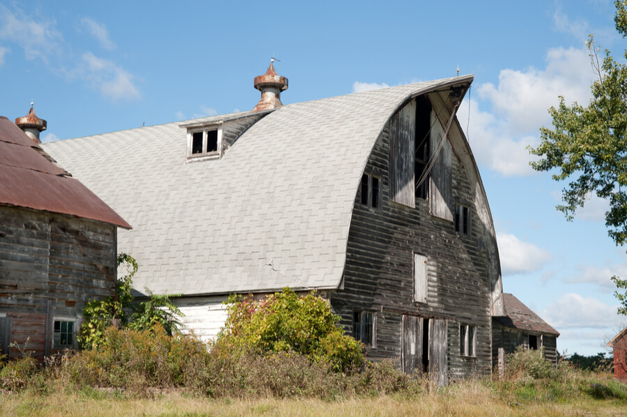 Classic old barn in Schenectady County, New York