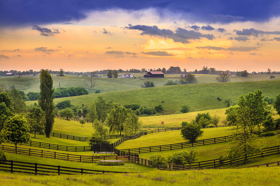 Kentucky country evening