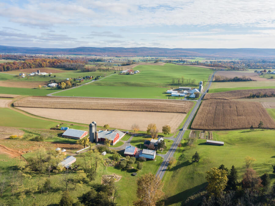 Farmland Surrounding Shippensburg, Pennsylvania