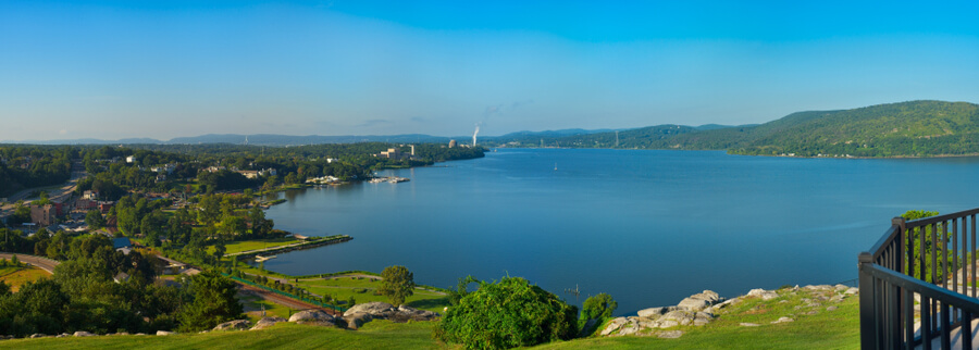 Panorama of the Hudson River at Peekskill, New York