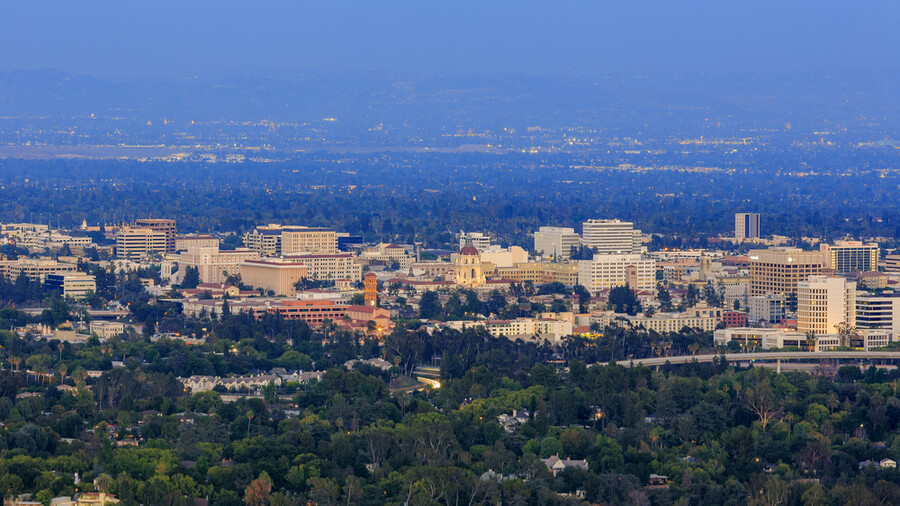 Pasadena downtown view